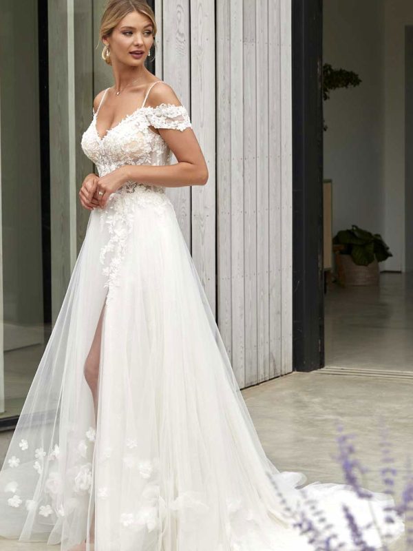 Taffeta and Lace Gloucester Romantica Wedding gowns