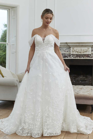 Taffeta and Lace wedding gowns from Romantic Josie