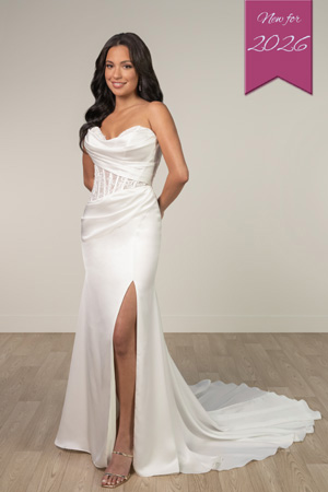 Taffeta-and-Lace-Gloucester Stella York Wedding Gowns SY8248