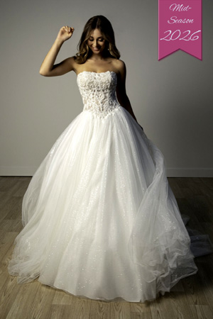 Taffeta and Lace Stella York SY8301