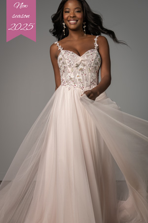 Taffeta and Lace Stella York Wedding Gowns SY8113