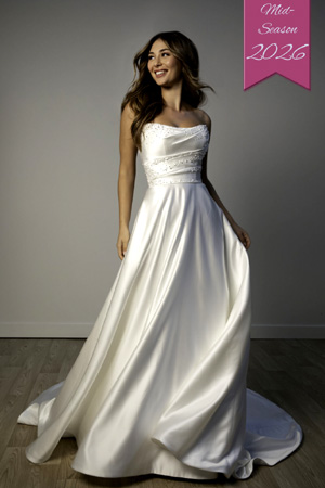 Taffeta and Lace Wedding Gowns Gloucester Stella York SY8318