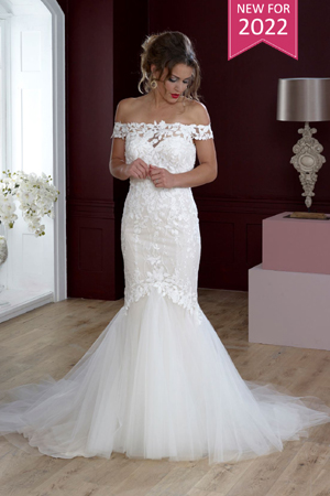 Taffeta and lace wedding gowns house of nicholas 2620