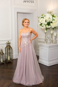 Taffeta and Lace Prom Gowns 2024 9755
