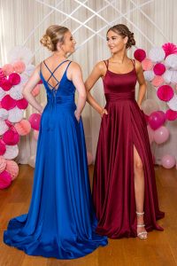 Taffeta and Lace Prom Gowns 2024 9910