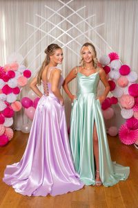 Taffeta and Lace Prom Gowns 2024 9929