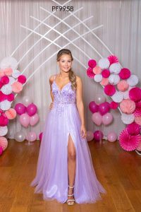 Taffeta and Lace Prom Gowns 2024 9958