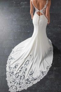 Taffeta and Lace wedding dresses Gloucester Stella York 6834-7