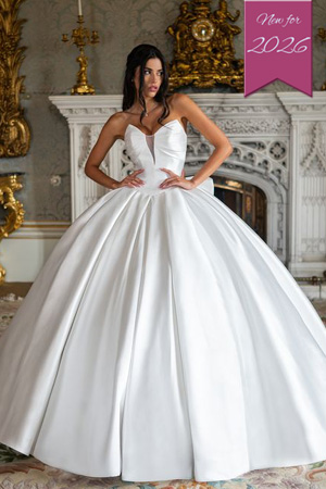 Taffeta and Lace Wedding Gowns Rachel Allan RB6190