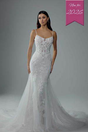 Taffeta and Lace Wedding Gowns Sophia Tolli Esme