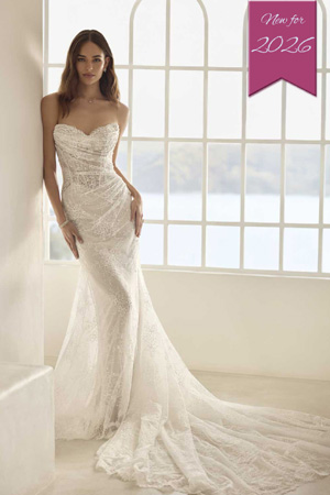 Taffeta and Lace Wedding Gowns Sophia Tolli Y3234