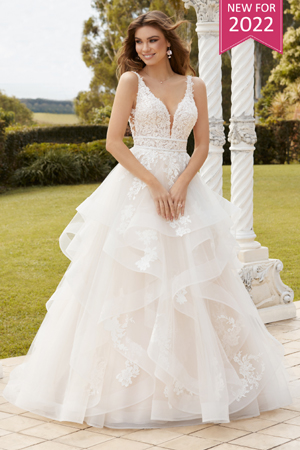 Taffeta and lace wedding dresses gloucester Y12233