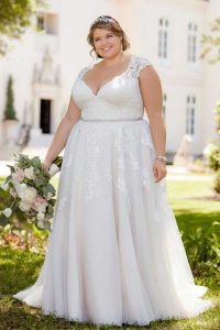 Taffeta and Lace wedding dresses Gloucester Stella York EBEB 6391-A1