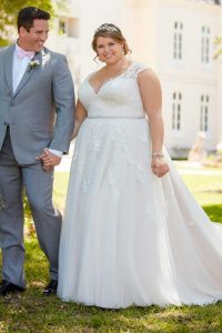 Taffeta and Lace wedding dresses Gloucester Stella York EBEB 6391-A2