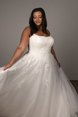 Taffeta-and-Lace-wedding-gowns Gloucester Stella York 8105 EBEB