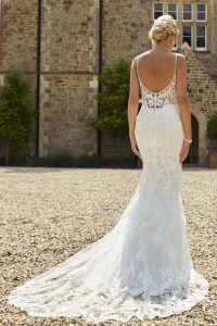 Taffeta and lace wedding dresses Gloucester 2020_romantica_tuscany