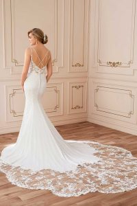 taffeta and lace wedding dresses sophia tolli y22067