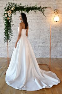 Taffeta and lace wedding dresses glouceste stella york 7045