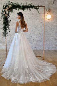 Taffeta and lace wedding dresses gloucester stella york