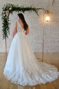 Taffeta and lace wedding dresses gloucester stella york