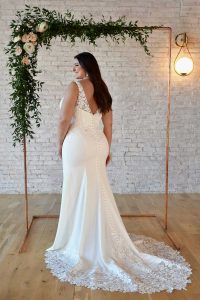 taffeta and lace gloucester wedding dresses 7335-StellaYo