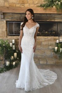 Taffeta and Lace wedding dresses Gloucester 7292