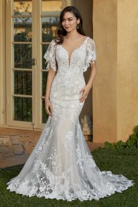 Taffeta and lace gloucester sophia tollie wedding gowns