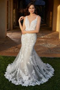 Taffeta and lace gloucester sophia tollie wedding gowns