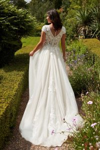Taffeta and lace wedding dresses gloucester silhouette_mila_jane