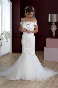 Taffeta and lace wedding gowns gloucester house of nicholas 2620