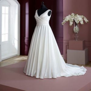 Taffeta and lace wedding gowns gloucester house of nicholas 2631