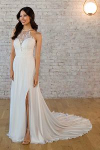 taffeta and lace wedding dresses gloucester stella york 7564
