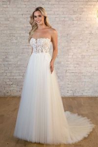 Taffeta and Lace Gloucester Stella York Wedding Gowns