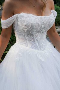 Taffeta and Lace Gloucester Stella York Wedding Gowns