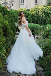 Taffeta and Lace Gloucester Stella York Wedding Gowns