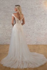 Taffeta and Lace Gloucester Stella York Wedding Gowns