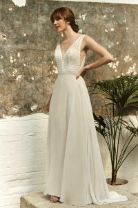 Taffeta and lace Pure Bridal 212