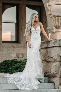 Taffeta and Lace Gloucester Stella York Wedding Gowns