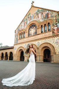 Taffeta and Lace Gloucester Stella York Wedding Gowns