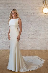 Taffeta and Lace Gloucester Stella York Wedding Gowns 7664-01