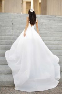 Taffeta and Lace Gloucester Wedding Dresses Stella York 7755