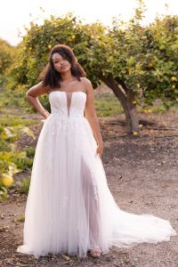 Taffeta and lace Gloucester Stella York Wedding Dress 7825