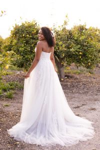 Taffeta and lace Gloucester Stella York Wedding Dress 7825