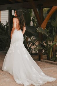 Taffeta and lace Gloucester Stella York Wedding Dress 7841