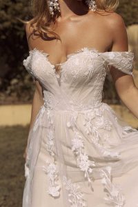 Taffeta and Lace Gloucester Madi Lane Wedding Dress BRIELLE