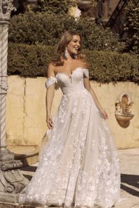 Taffeta and Lace Gloucester Madi Lane Wedding Dress BRIELLE