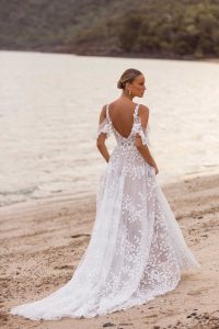 Taffeta and Lace Gloucester Madi Lane Wedding Dress JAYA