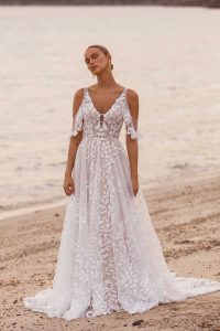 Taffeta and Lace Gloucester Madi Lane Wedding Dress JAYA