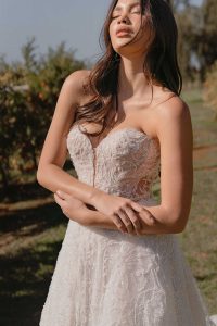 Taffeta and Lace Gloucester Madi Lane Wedding Dress SALINA