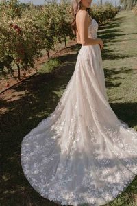 Taffeta and Lace Gloucester Madi Lane Wedding Dress SARIE